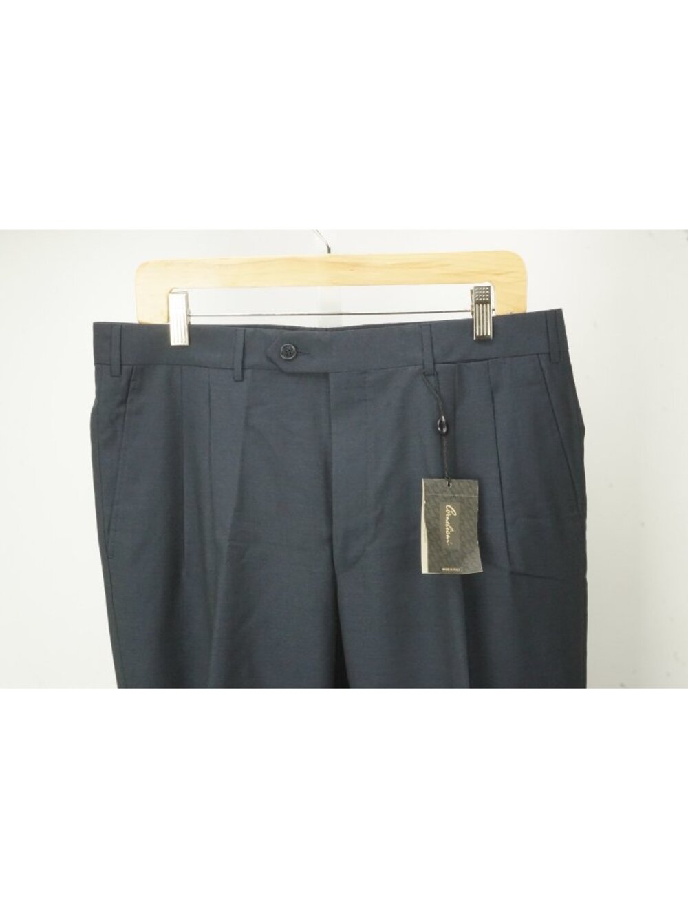 Corneliani Master Blue 100% Wool Mens Dress Pants 50 EU BRAND NEW